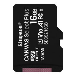 Kingston - MicroSDXC Paměťová Karta Canvas Select Plus 128 GB