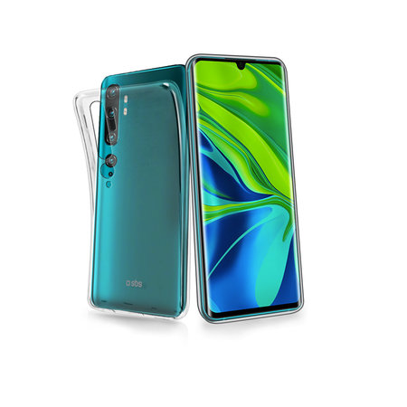 SBS - Pouzdro Skinny pro Xiaomi Mi Note 10, Mi Note 10 Pro, transparentí