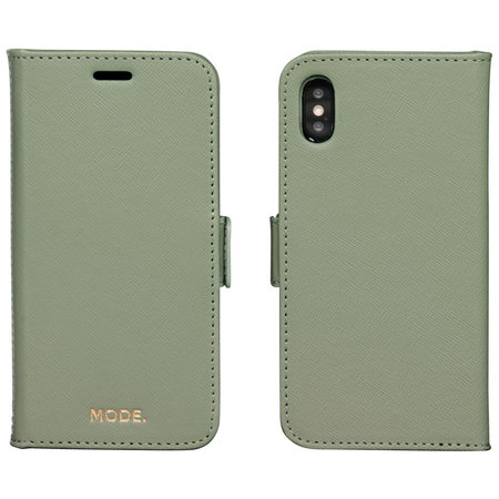 MODE - Pouzdro New York pro iPhone X / Xs, olive green