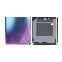 Samsung Galaxy Z Flip F700N - Bateriový Kryt Spodní (Mirror Purple) - GH82-22204B Genuine Service Pack