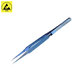 2UUL BlueT Straight Head - Titanová Pinzeta s Rovnou Hlavou (Hrot 0.1mm)