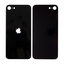 Apple iPhone SE (2nd Gen 2020) - Sklo Zadního Housingu (Black)
