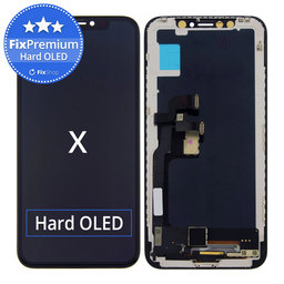 Apple iPhone X - LCD Displej + Dotykové Sklo + Rám Hard OLED FixPremium