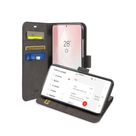 SBS - Pouzdro Book Wallet pro Galaxy Note 20, černá