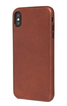 Decoded Leather Case kožené pouzdro pro iPhone XS Max, hnědé