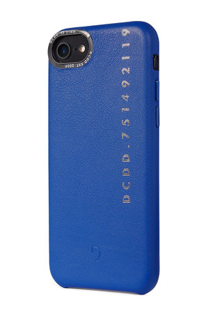 Decoded Leather Back Cover kožené pouzdro pro iPhone SE 2020/8/7, modré