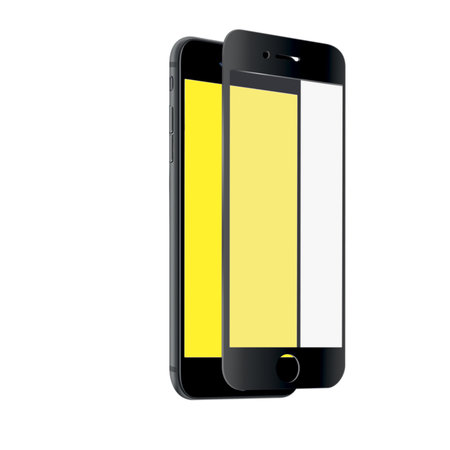 SBS - Tvrzené sklo Full Cover pro iPhone SE 2020/8/7 / 6s / 6, černá
