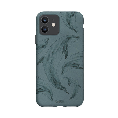 SBS - Pouzdro Oceano pro iPhone 11, 100% kompostovatelné, dolphin