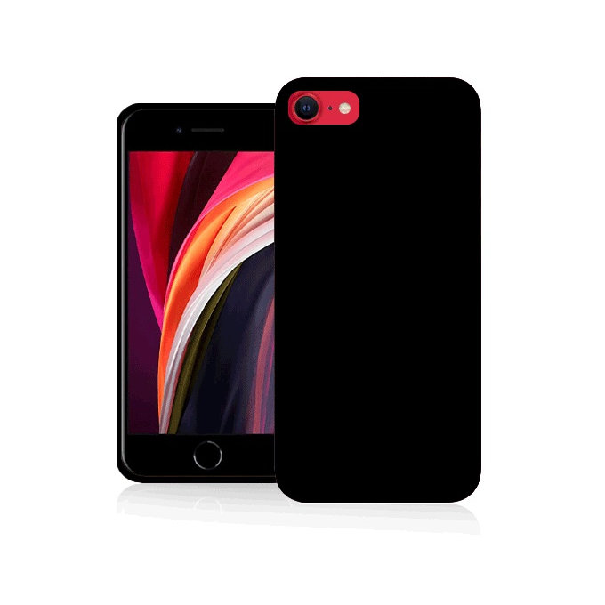Fonex - Pouzdro TPU pro iPhone 7, 8, SE 2020 a SE 2022, černá