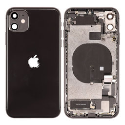 Apple iPhone 11 - Zadní Housing s Malými Díly (Black)