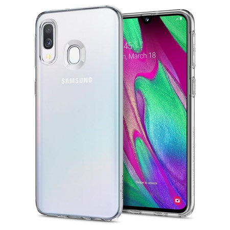 Spigen - Liquid Crystal pro Samsung Galaxy A40, transparentná