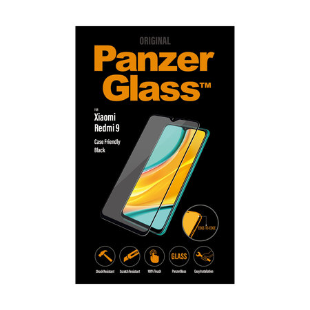 PanzerGlass - Tvrzené Sklo Case Friendly pro Xiaomi Redmi 9, black