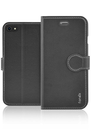 Fonex - Pouzdro Book Identity pro iPhone 7, 8, SE 2020 a SE 2022, černá