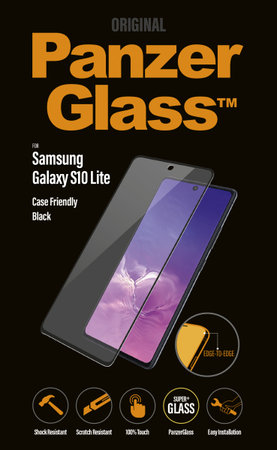 PanzerGlass - Tvrzené Sklo Case Friendly pro Samsung Galaxy S10 Lite, M51, black