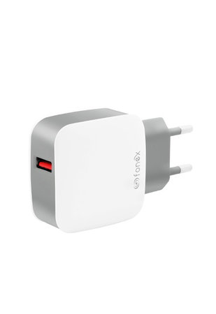 Fonex - Nabíjecí Adaptér USB, 18W, bílá