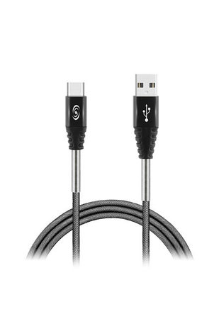 Fonex - Kabel - USB / USB-C (1m), šedá