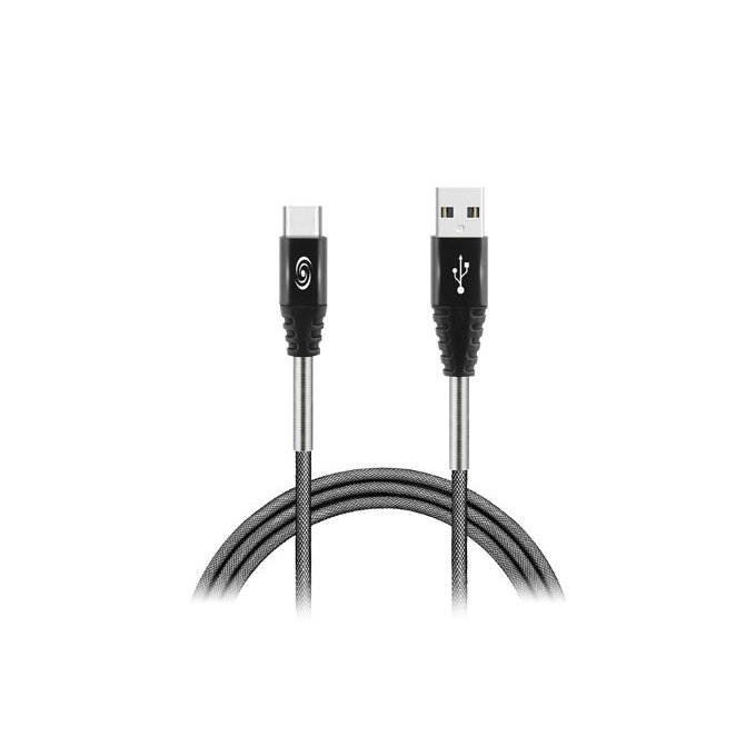 Fonex - Kabel - USB / USB-C (1m), šedá
