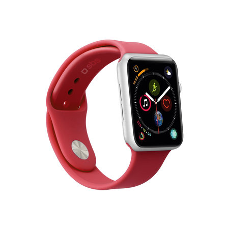 SBS - Náramek pro Apple Watch 40 mm, velikost S / M, červená