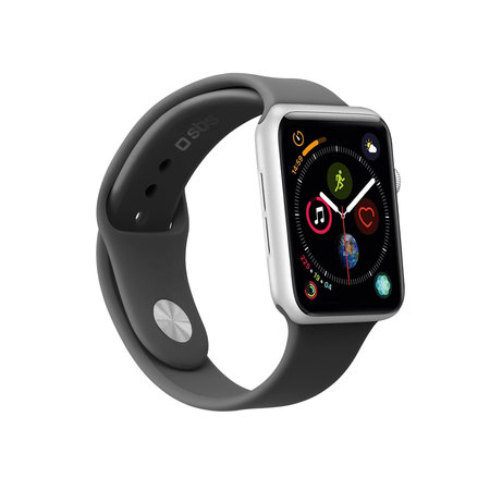 SBS - Náramek pro Apple Watch 44 mm, velikost S / M, černá