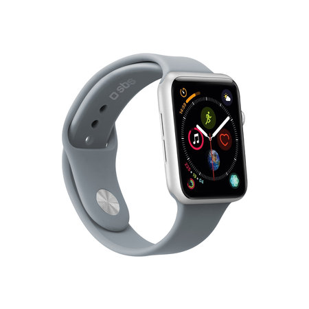 SBS - Náramek pro Apple Watch 40 mm, velikost M / L, šedá