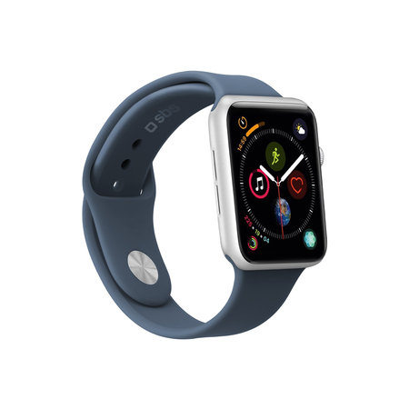 SBS - Náramek pro Apple Watch 44 mm, velikost M / L, modrá