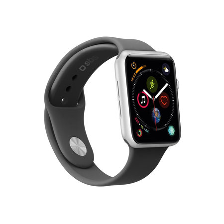 SBS - Náramek pro Apple Watch 44 mm, velikost M / L, černá