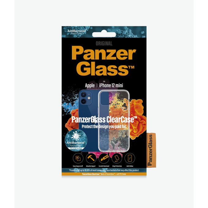 PanzerGlass - Pouzdro ClearCase pro iPhone 12 mini, transparent