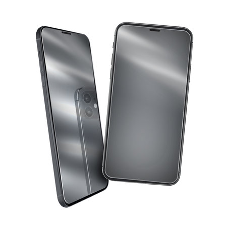 SBS - Tvrzené sklo Sunglasses pro iPhone 12 mini, stříbrná