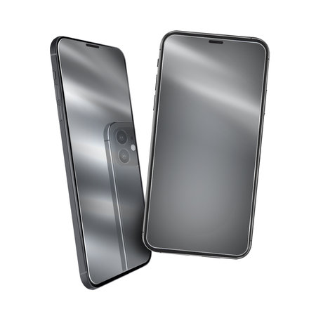 SBS - Tvrzené sklo Sunglasses pro iPhone 12/12 Pro, stříbrná