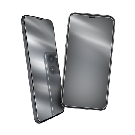 SBS - Tvrzené sklo Sunglasses pro iPhone 12 Pro Max, stříbrná