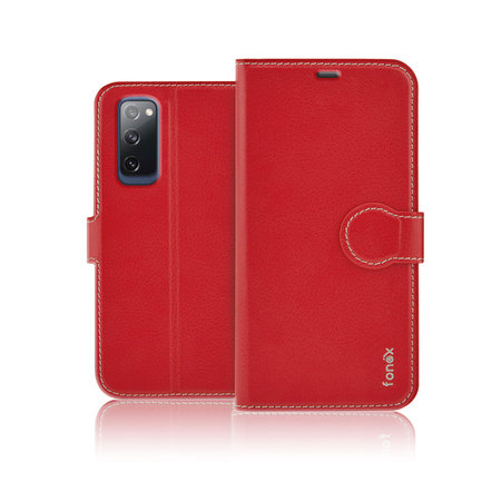 Fonex - Pouzdro Book Identity pro Samsung Galaxy S20 FE, červená