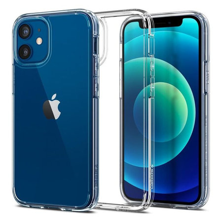 Spigen - Pouzdro Ultra Hybrid pro iPhone 12 mini, transparentná