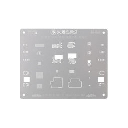 MiJing IPH-14 - Ocelová Šablona Základní Desky pro iPhone X - 11 Pro Max