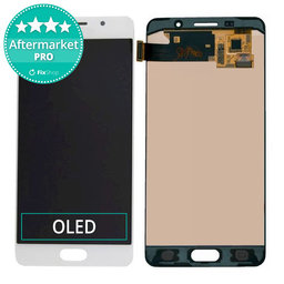 Samsung Galaxy A5 A510F (2016) - LCD Displej + Dotykové Sklo (White) OLED