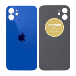 Apple iPhone 12 - Sklo Zadního Housingu (Blue)