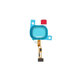 Samsung Galaxy M21 M215F - Senzor Otisku Prstu + Flex Kabel (Green) - GH96-13467B Genuine Service Pack