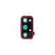 Samsung Galaxy S20 FE G780F - Rám Sklíčka Zadní Kamery (Cloud Red) - GH98-46057E Genuine Service Pack