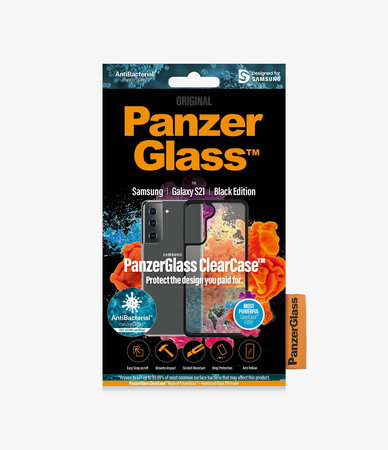 PanzerGlass - Pouzdro ClearCase AB pro Samsung Galaxy S21, černá