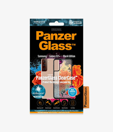 PanzerGlass - Pouzdro ClearCase AB pro Samsung Galaxy S21+, černá