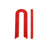 Xiaomi Mi Electric Scooter 2 M365 - Reflexní Nálepky Celá Sada (Červená)