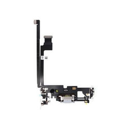 Apple iPhone 12 Pro Max - Nabíjecí Konektor + Flex Kabel (Silver)