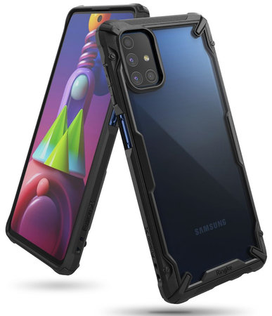 Ringke - Pouzdro Fusion X pro Samsung Galaxy M51, černá