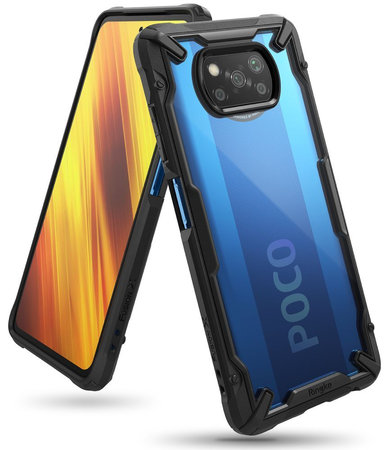Ringke - Pouzdro Fusion X pro Xiaomi Poco X3 NFC, černá