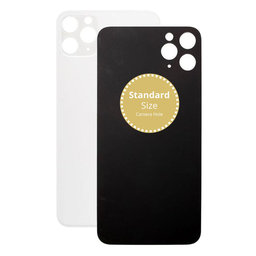 Apple iPhone 11 Pro Max - Sklo Zadního Housingu (Silver)