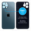 Apple iPhone 12 Pro Max - Sklo Zadního Housingu se Zvětšeným Otvorem na Kameru (Blue)