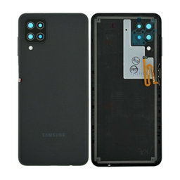 Samsung Galaxy A12 A125F - Bateriový Kryt (Black) - GH82-24487A Genuine Service Pack
