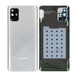 Samsung Galaxy A71 A715F - Bateriový Kryt (Haze Crush Silver) - GH82-22112E Genuine Service Pack