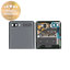 Samsung Galaxy Z Flip 5G F707B - LCD Displej + Dotykové Sklo + Rám (Vnější) (Mystic Gray) - GH96-13806A Genuine Service Pack