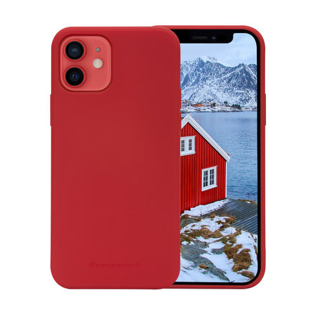 dbramante1928 - Pouzdro Greenland pro iPhone 12/12 Pro, cukrová červená