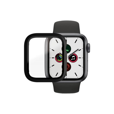 PanzerGlass - Tvrzené Sklo Full Body AB pro Apple Watch 4, 5, 6, SE (1st gen) a SE (2nd gen) 40mm, černá